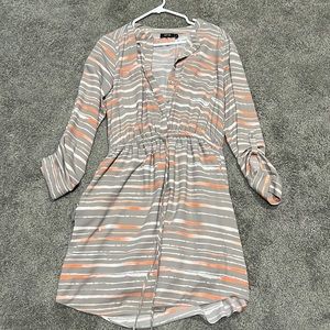 3/4 inch sleeved dress